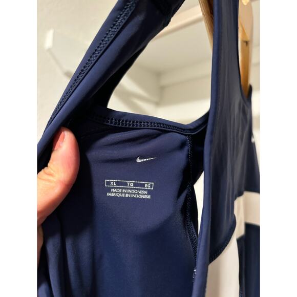 Men's Nike Skinsuit Running Bodysuit Unitard Speedsuit Skinsuit XLarge Blue - Picture 4 of 5